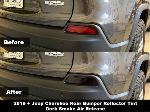Crux Moto Heckstoßstange Reflektor Tönung Overlay für 2019 Jeep Cherokee No  Bubbles Air Release Film - .de
