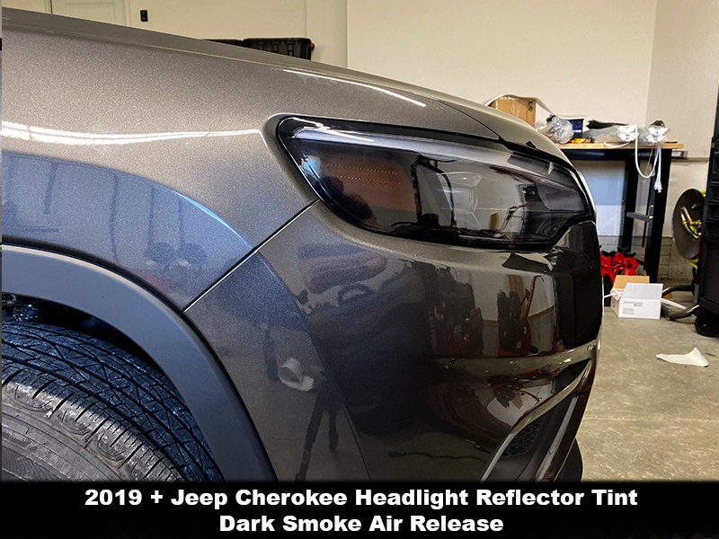Lamin-X Jeep Grand Cherokee Headlight Tint Covers; Tinted J002T (99-02