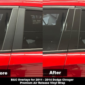 Crux Motorsports B&C Pillar Overlay Kit for 2011 – 2014 Dodge Charger