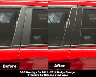 Crux Motorsports B&C Pillar Overlay Kit voor 2011 – 2014 Dodge Charger