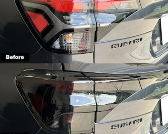 Crux Motorsports Tail Light Full Tint Overlay Dark Smoke 20% for Subaru Forester 2025 +