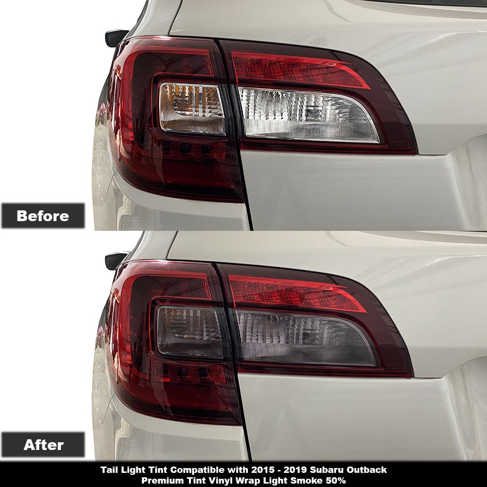 Rvinyl Pre-Cut Tail Light Tint Film Kit (Smoke) For Toyota Corolla 2014-2016 - Air Release, UV Protection