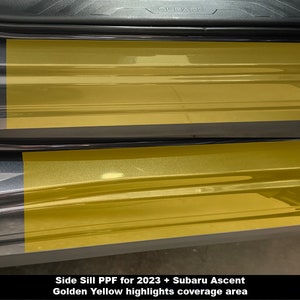 Crux Motorsports Door Sill Paint Protection Film kit for 2019 + Subaru Ascent