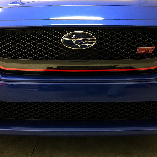 Crux Motorsports Precut Grill Pin stripe for 2015 - 2021 Subaru WRX & STi S207 Style
