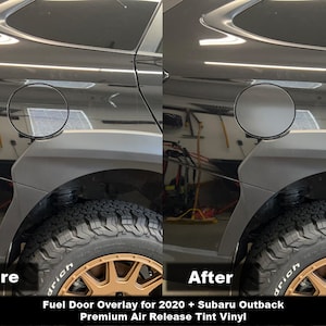 Crux Motorsports Precut Fuel Door Overlay Kit for 2020 + Subaru Outback & 2022 +  Wilderness