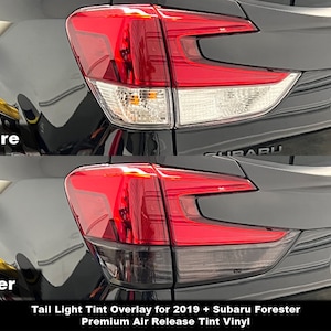 Crux Motorsports Precut Tail Light Tint Kit for 2019 + Forester & Wilderness