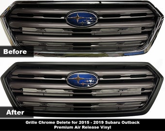Crux Motorsports Grille Chrome Delete Kit for 2015 – 2017 Subaru Outback
