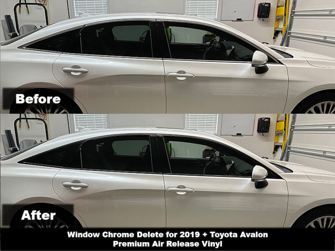 Crux Motorsports Window Chrome Delete Kit for 2019 + Toyota Avalon