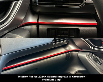 Crux Moto Interior Pin Stripe for 2024 + Subaru Impreza