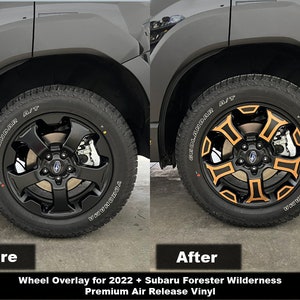 Crux Motorsports Precut Wheel Overlay Kit for 2022 + Subaru Forester Wilderness
