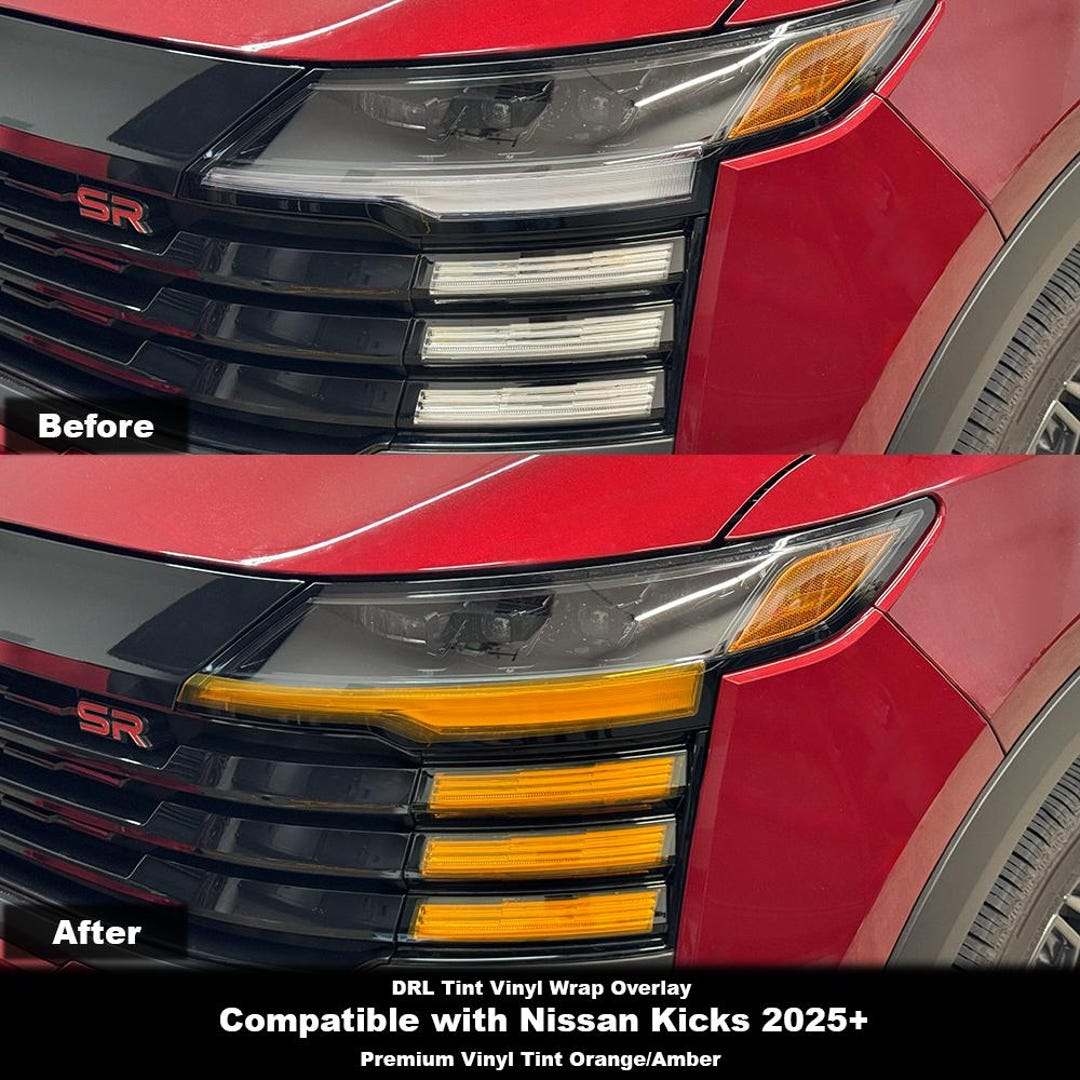 Crux Moto DRL Light Vinyl Tint Overlay – Orange/amber | Precision Fit ...