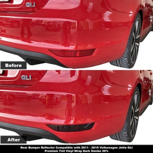 Crux Motorsports Air Release Rear Reflector Tint for 2011 - 2015 VW Jetta Gli