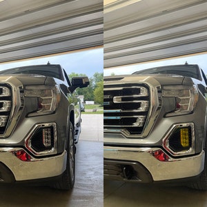 Crux Motorsports Precut Fog Light Tint Overlay for 2019 - 2021 GMC Sierra