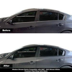 Crux Moto Window Chrome Delete for 2007 – 2012 Nissan