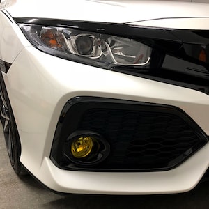 Crux Moto Fog Light Tint Overlay for 2016 - 2021 Honda Civic Coupe