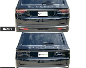 Crux Motorsports Tail Light Tint Overlay Dark Smoke 20% for Jeep Wagoneer 2022 +
