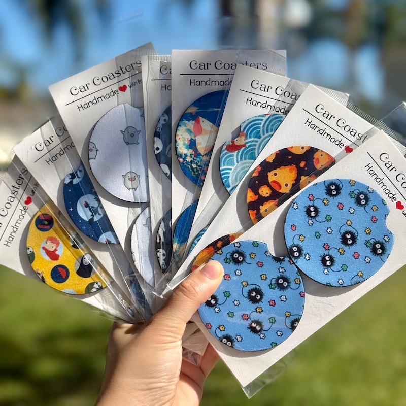 Studio Ghibli Car Coasters