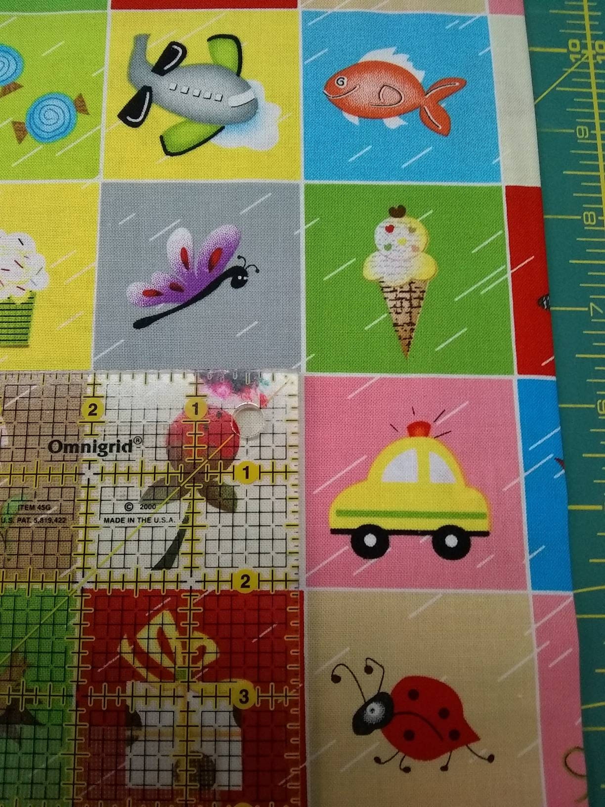 I SPY Quilt Fabric 2inch Squaresdana Brooks Henry Glass Etsy