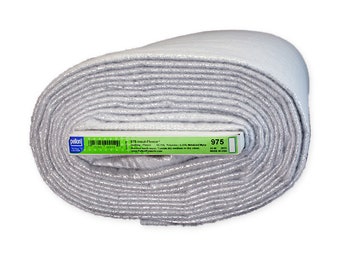 Insul Fleece 45" wof -  White -  975 Pellon, (Oven mitt, Pot Holder heat resistant batting) *not for  microwave use, bty
