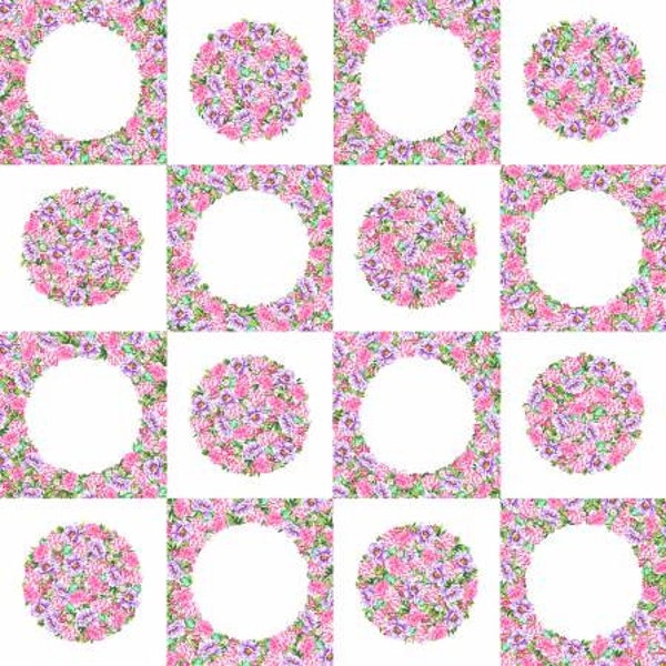 SPLENDID PATH -36-inch Dots and Holes Panel - by Chelsea Design Works - Studio E, 7570PS-01