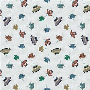 The Secret Life of Squirrels II - Digital Sweaters Mist Gray- Nancy Rose - y4223_116,  bty