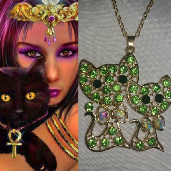 Magical Cat Sithe/Sidhe Shape shifter Companion Necklace