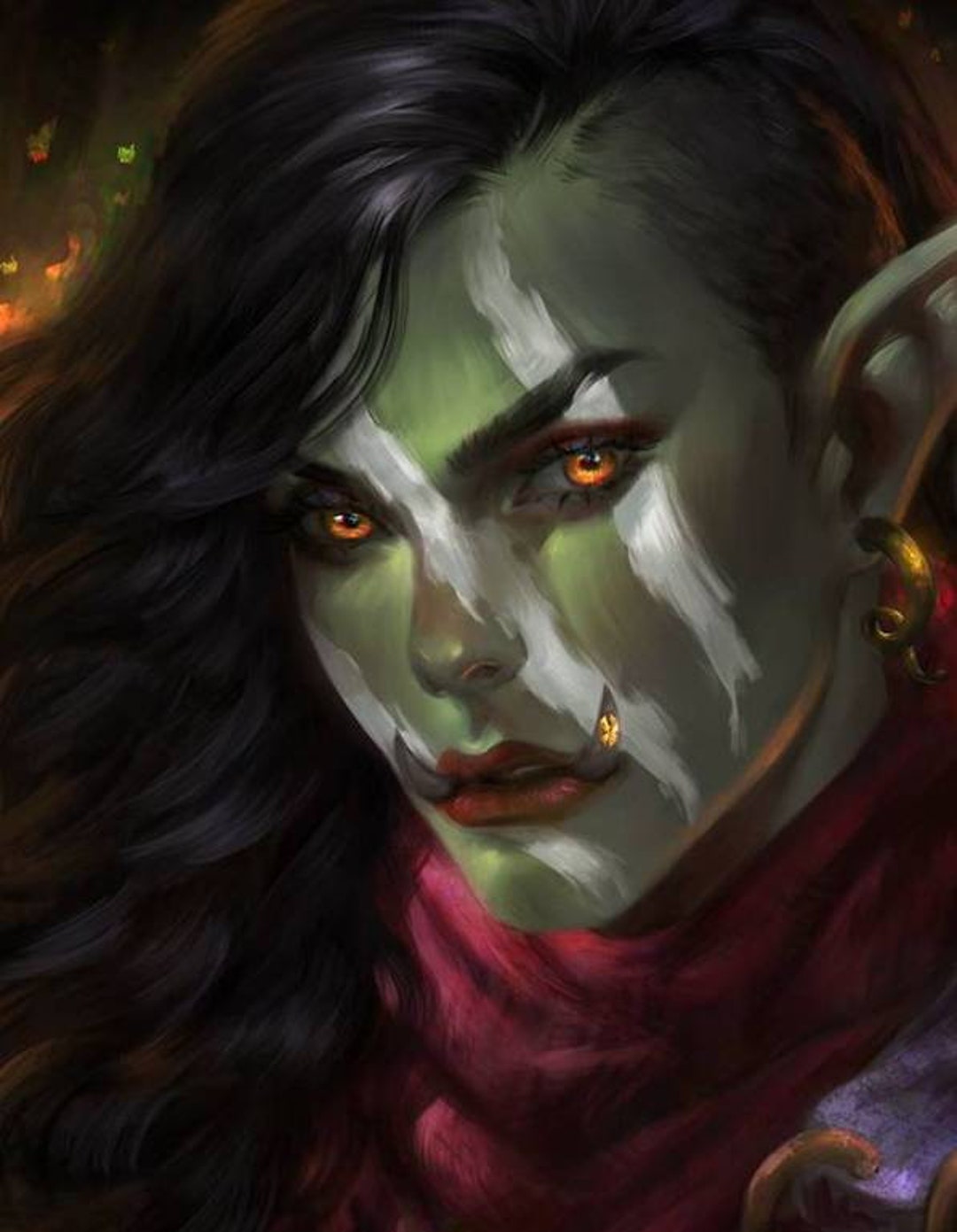 Female Orc Companion/ Remote Binding Tie Etsy