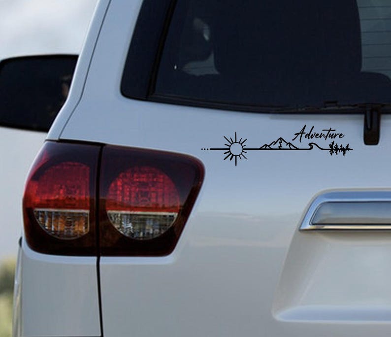 Adventure Car Sticker / Adventure Decal / Adventure Sticker / Water ...