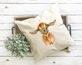 18x18 LJBs I Only Want 3 Goats Don't Judge Me Throw Pillow Multicolor
