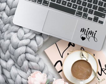 Mimi Sticker, Mimi heart Sticker, Mimi  Car Laptop Vinyl Decal Sticker, Mimi with heart sticker, Mimi Decal