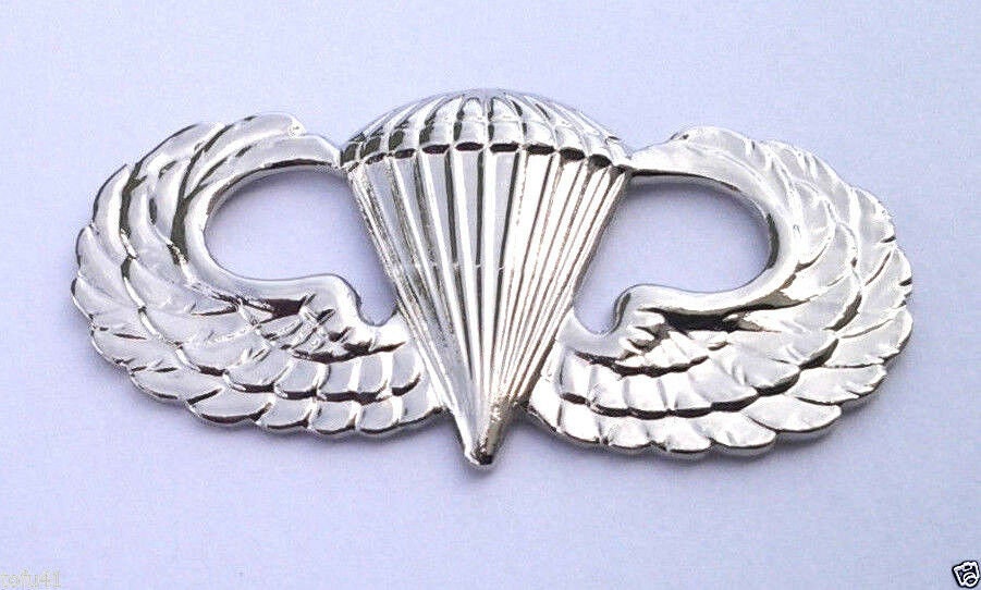 US Army Paratrooper Airborne Wings Silver Military Hat Pin Etsy