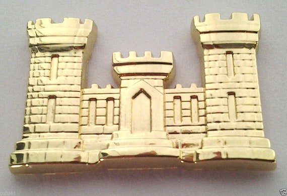 Gold Military Hat Pin 