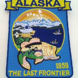 Alaska State Embroidered Patch 6702 22 Free Shipping With Tracking