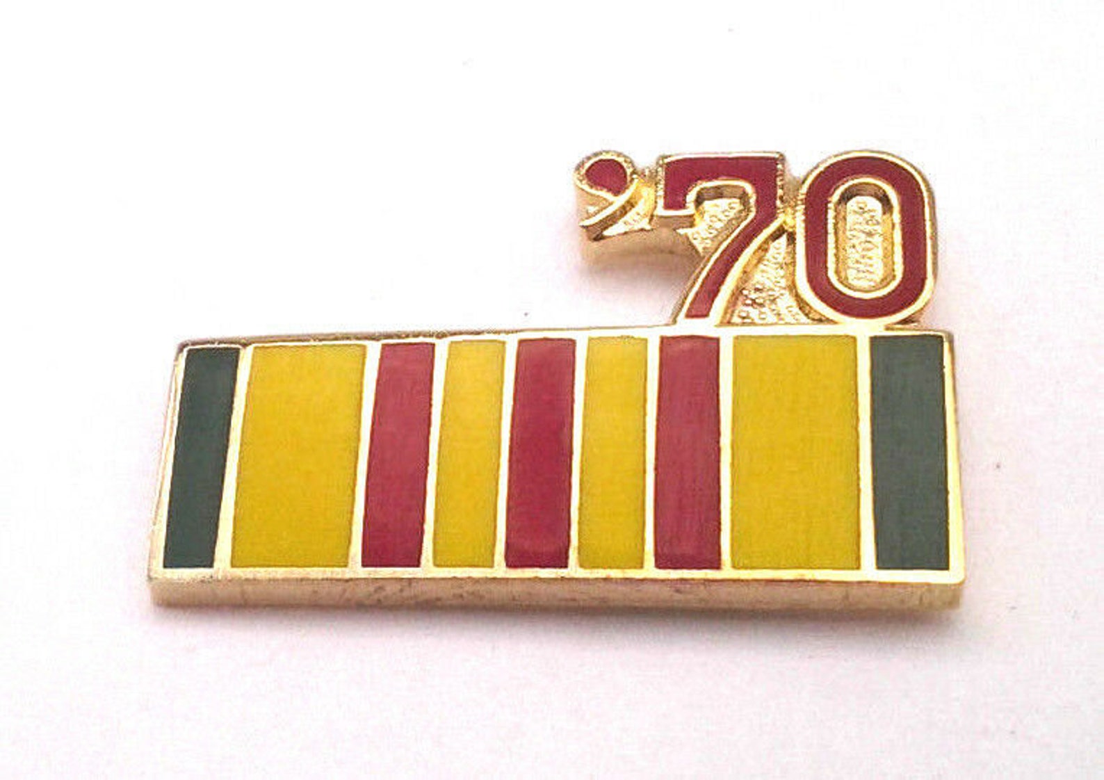 Vietnam Ribbon 70 Military Hat Pin 14798 Free Shipping Etsy