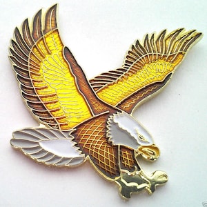 Eagle Landing Right (Large 1-1/2&quot;) Hat Pin 40203 Free Shipping