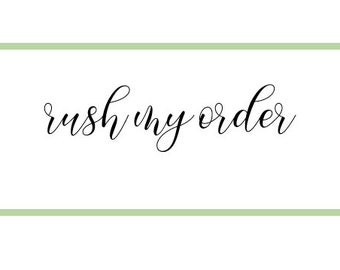 Rush My Order