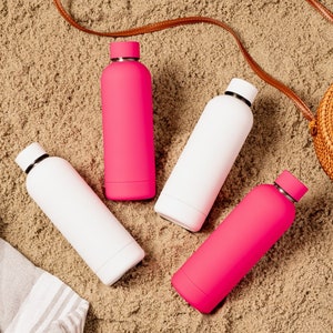 Personalized Water Bottle Vacuum Insulated Water Bottle Stainless Steel Chilly Flask Hot or Cold Gym Bottle image 5