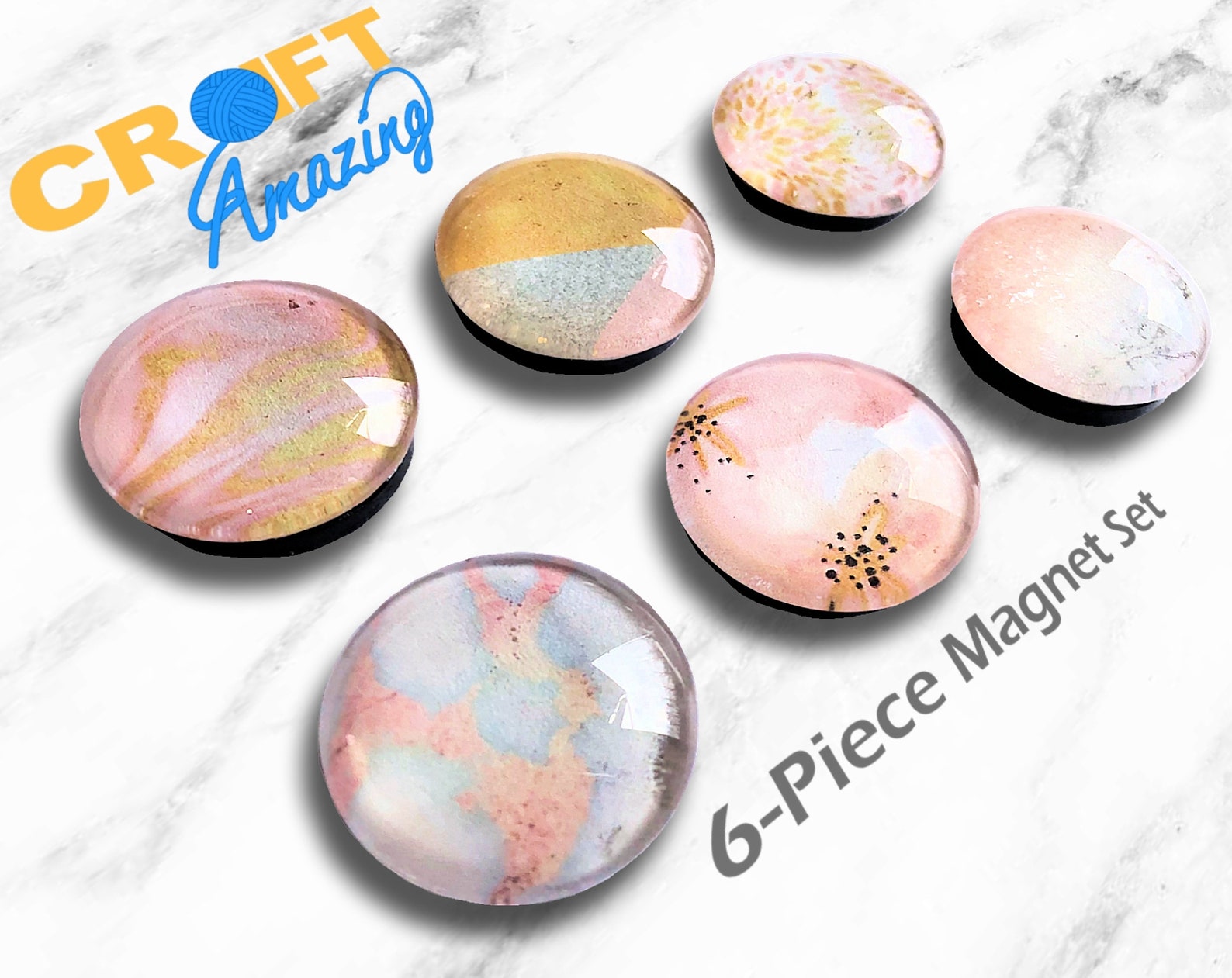 Rose Gold Set 6piece Glass Set 1 Etsy Singapore