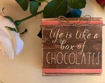 Life Is Like A Box Of Chocolates Etsy Life Is Like A Box Of Chocolates Etsy