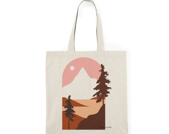 Chill Mountain Natural Tote Bag
