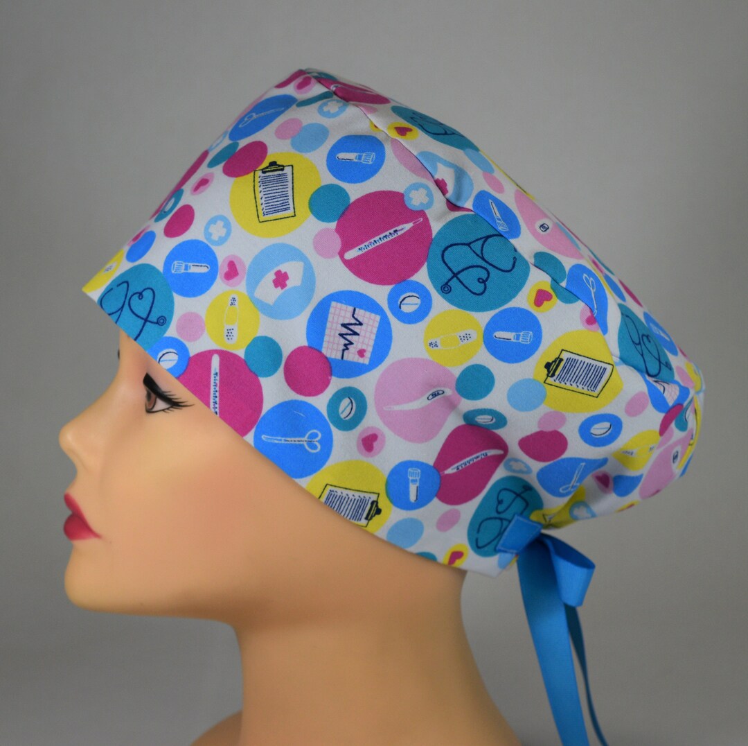 Euro Ribbon Style Scrub Cap: I Need This STAT - Etsy