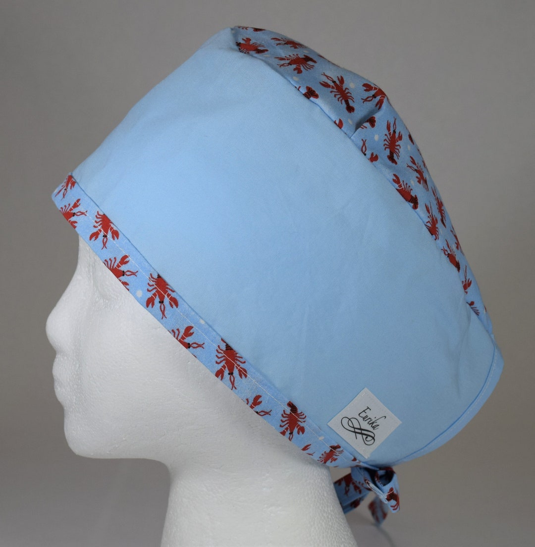 Surgeon's Style Scrub Cap, Lobsters Etsy