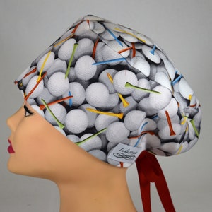 Euro Style Scrub cap; Tee time for golf
