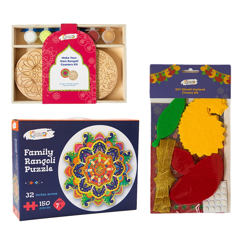 Three packages of Diwali activities