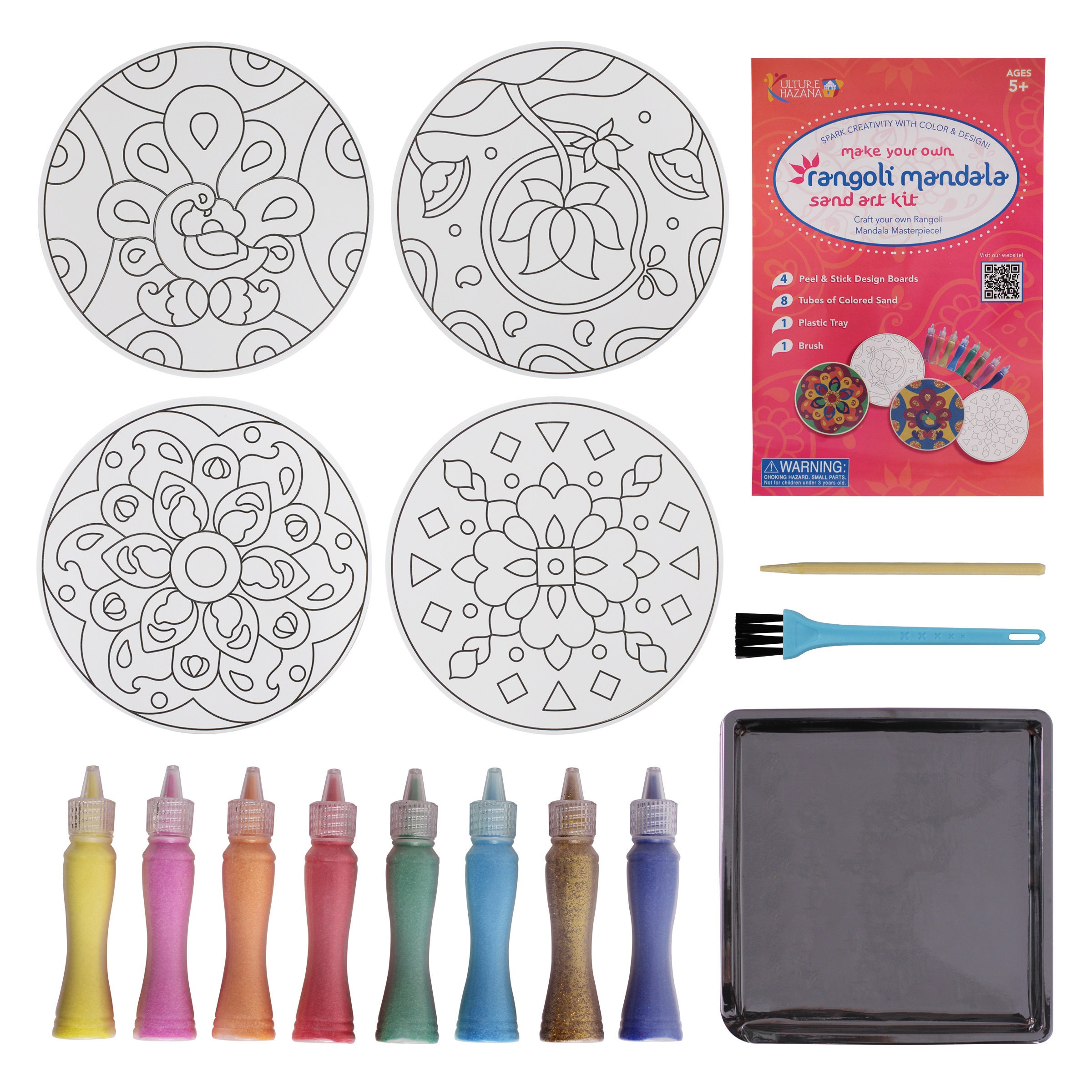 Mess Free Make Your Own Rangoli Mandala Sand Art Kit - Etsy