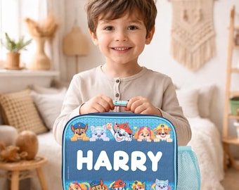 Bolsa de almuerzo personalizada para niños: Fiambrera térmica de Paw Patrol