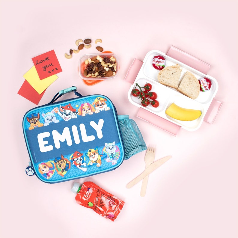 Kids Personalised Lunch Bag: Paw Patrol Insulated Cooler Lunch box image 2