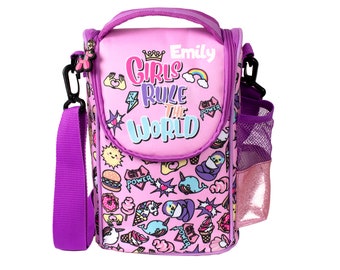 Lancheira térmica personalizada para meninas – Bolsa térmica com alça