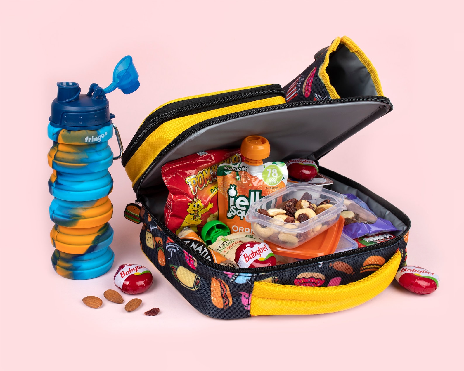 School Lunch Bag Personalised Large Capacity Square Thermal Etsy UK