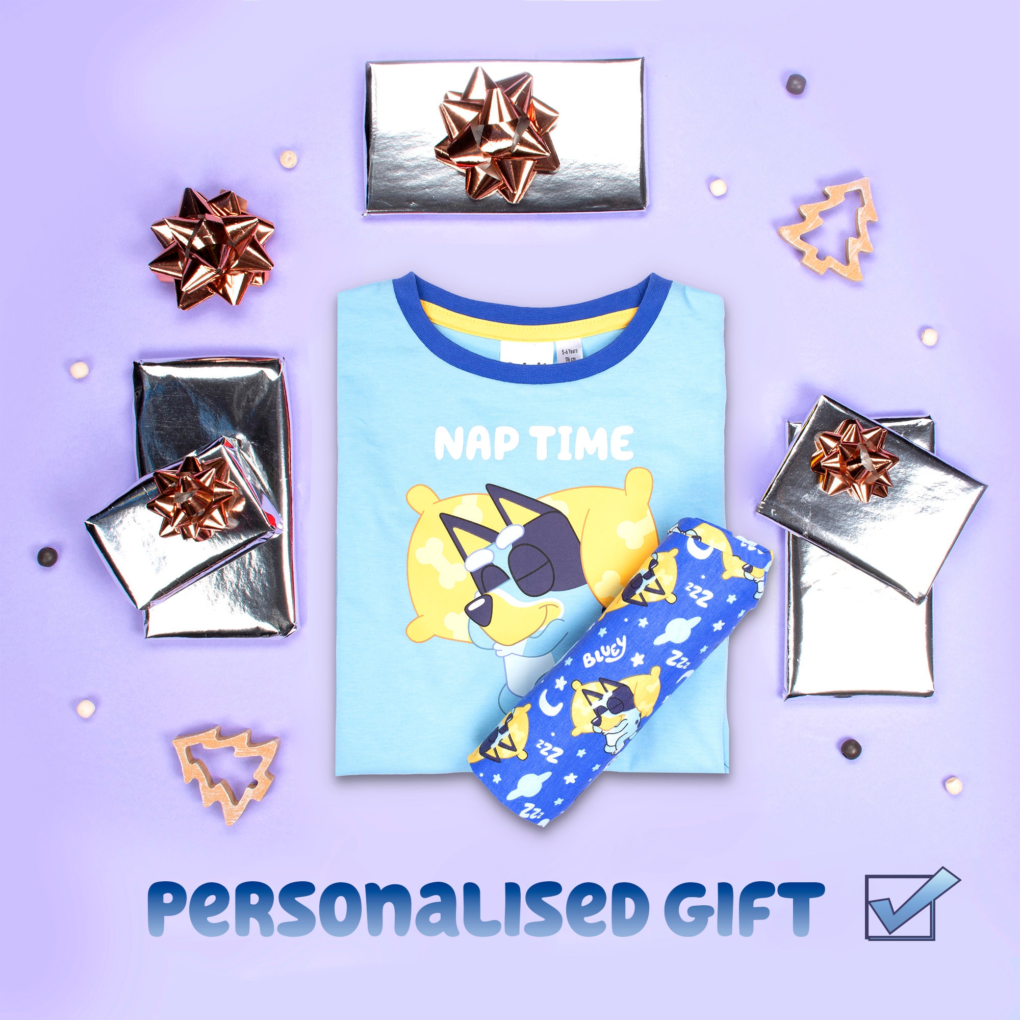 Pijama Bing Pijama Infantil Bluey - 100% Algodón (Manga Larga Y Pantalón) Pijamas Invierno Niño 10 Años